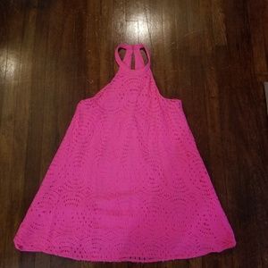 Lily Pulitzer Hot Pink Shift Dress Medium